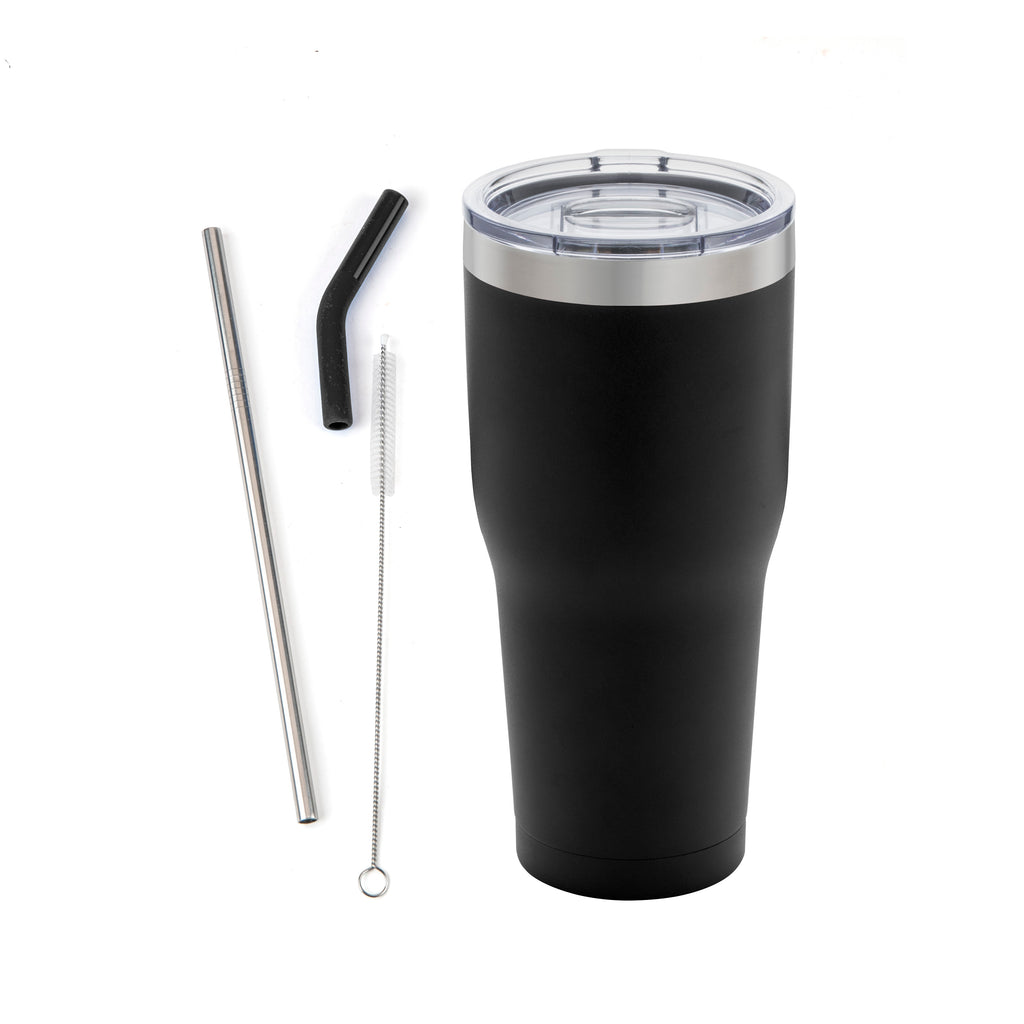 30 Oz Stainless Steel Tumbler with Straw for Sale